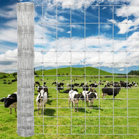 Garvee 6ft x 328ft Cattle Fence Heavy Duty Galvanized Wire Fencing for Hog Goat Sheep Deer Yard Protection