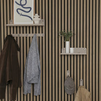 Garvee 4-Pack 47 x 24 Inch 3D Fluted Wood Slat Acoustic Panels, Soundproof Wall Decorative Panels for Home Theater Studio and Media Walls