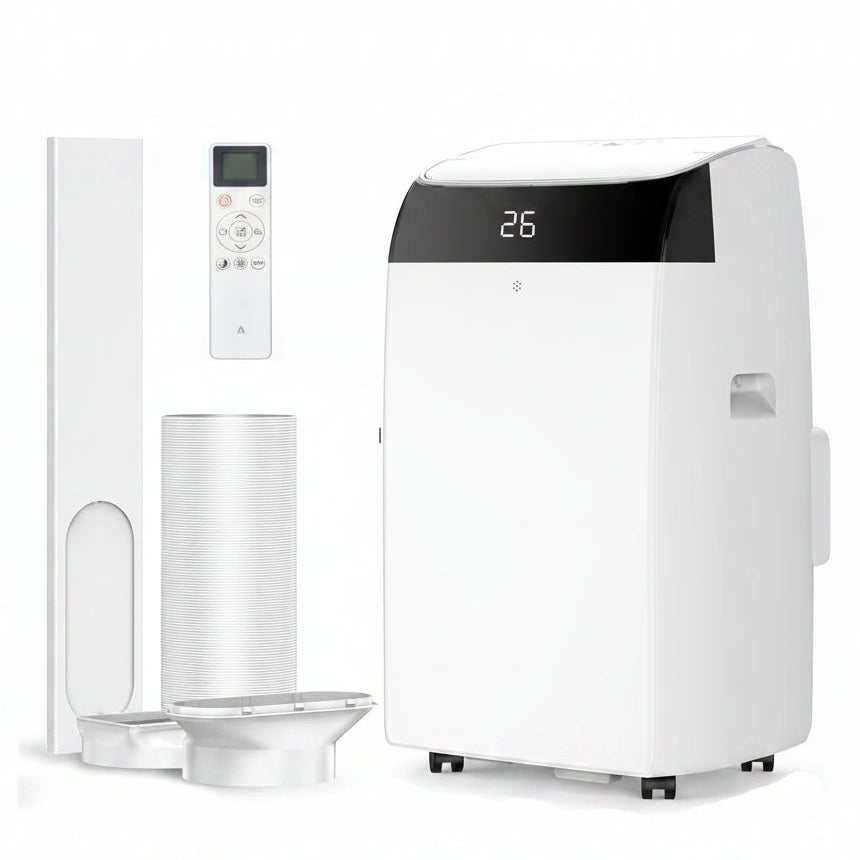 Garvee 12000 BTU Portable Air Conditioner 3-in-1 Cooling Dehumidifier and Fan Unit 45.3x39.7x86 cm White