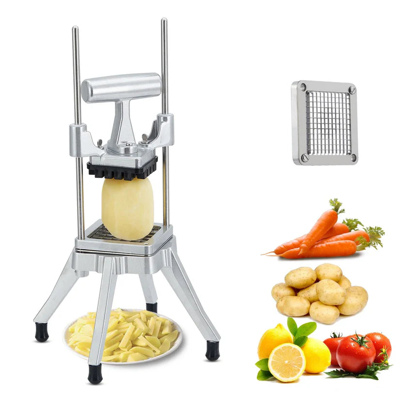 Garvee Vegetable Fruit Slicer 14 Inch Stainless Steel Commercial Manual Slicer for Kitchen Silver