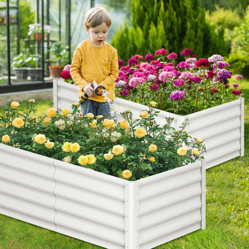Galvanised Raised Garden Bed