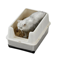 Garvee Stainless Steel Cat Litter Box,Easy to Clean and Odour-Resistant Cat Litter Tray