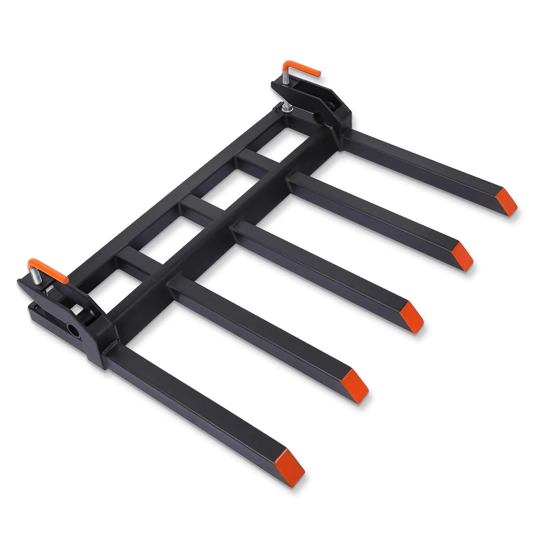 Garvee 107cm Clamp-On Debris Forks for Tractor Buckets, 1134kg 5-Tine Bucket Fork Attachment for Brush, Logs & Yard Cleanup