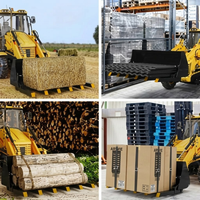 Garvee 147cm Heavy-Duty Clamp-on Tractor Debris Forks – 1800kg Capacity Loaders & Skid-Steer for Clearing Debris, Logs & Farm Waste