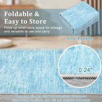 Garvee 120x170cm Modern Neutral Solid Colour Machine Washable Rug Hardwearing Carpet for Living Room Bedroom and Dining Area