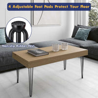 Garvee Heavy Duty Metal Table Legs 36 Inch - Sturdy Square Tube Design, Perfect for Coffee Tables, Durable Construction, Easy to Install, Set of 4 for Versatile Furniture Replacement
