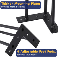 Garvee Heavy Duty Metal Table Legs 36 Inch - Sturdy Square Tube Design, Perfect for Coffee Tables, Durable Construction, Easy to Install, Set of 4 for Versatile Furniture Replacement
