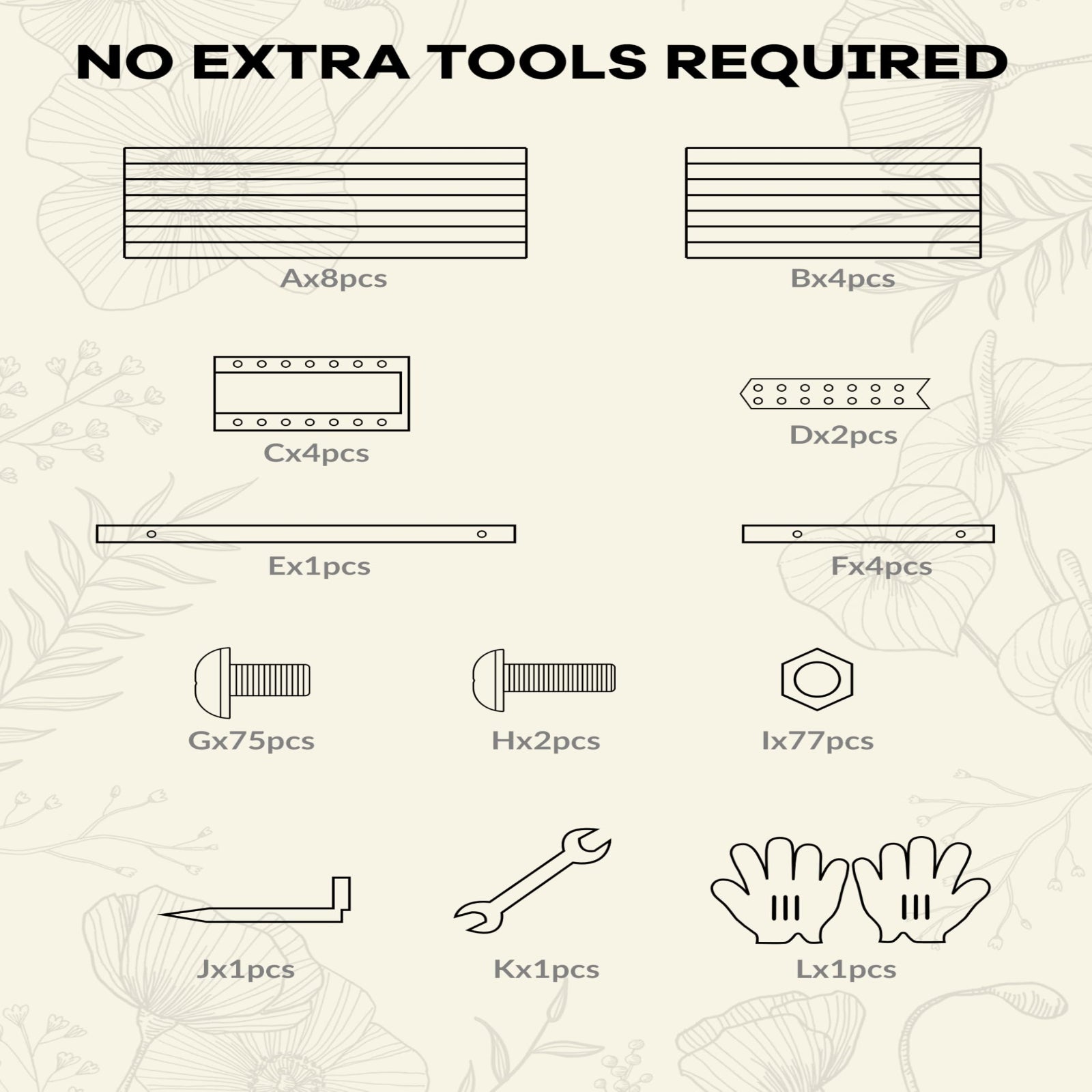 Garvee 180x90x60cm Galvanized Raised Garden Bed,Deep Root Planter Box for Vegetables,Flowers,Herbs-Large Metal Raised Garden Bed Kit Outdoor,Oatmeal