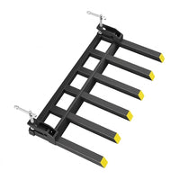 Garvee 147cm Heavy-Duty Clamp-on Tractor Debris Forks – 1800kg Capacity Loaders & Skid-Steer for Clearing Debris, Logs & Farm Waste