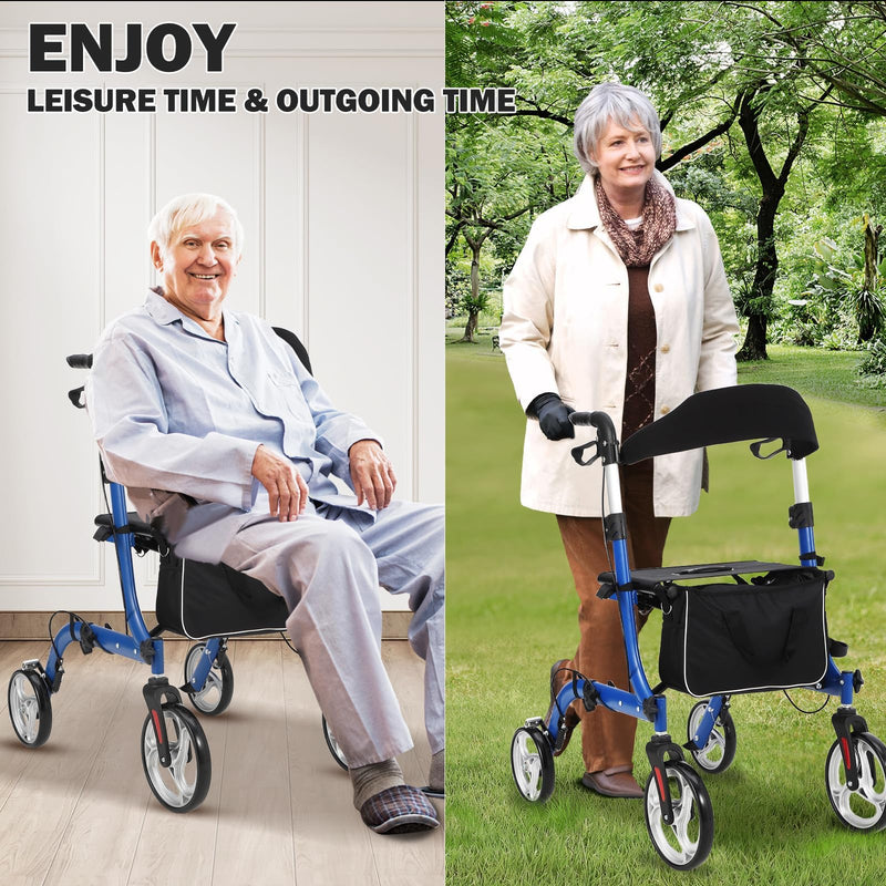 GARVEE folding walker showcasing adjustable legs