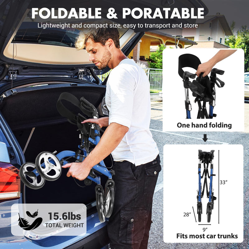 GARVEE 2-in-1 Folding Walker Overview