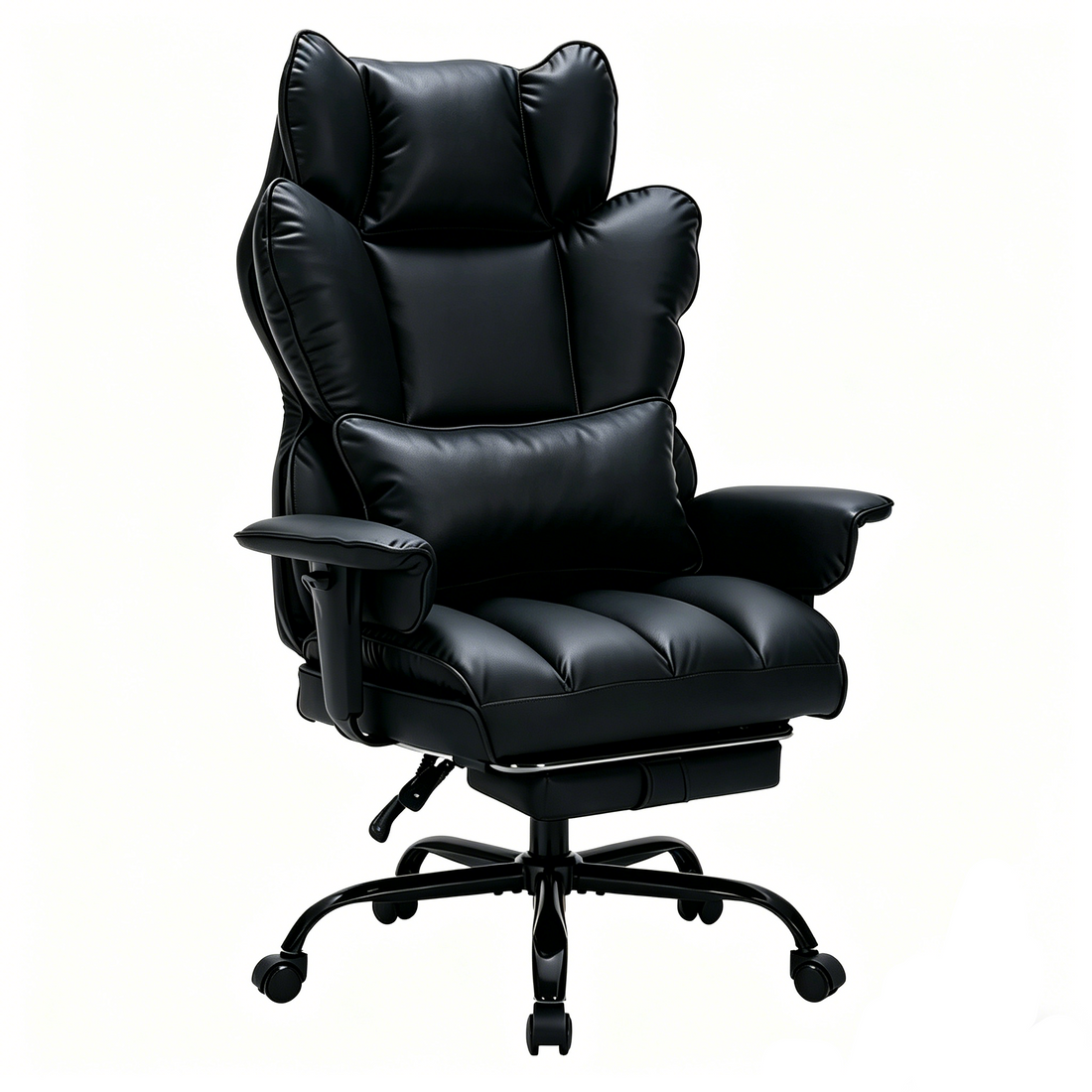 Garvee Big and Tall Computer Gaming Chair, Heavy-Duty Executive Office Chair with High-Back Support, Ergonomic Swivel PU Leather Seat for Gaming and Home Office, High Weight Capacity