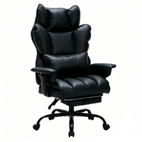 Garvee Big and Tall Computer Gaming Chair, Heavy-Duty Executive Office Chair with High-Back Support, Ergonomic Swivel PU Leather Seat for Gaming and Home Office, High Weight Capacity