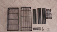 GARVEE Heavy Duty 5-Tier Wire Shelving Unit – 601kg Capacity, Adjustable Shelves, Steel Poles, Non-Slip Feet, Storage Organiser for Garage, Pantry & Kitchen, 40Dx180Wx179Hcm